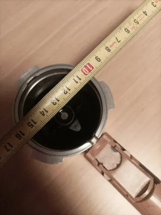 Portafiltro cafetera madera