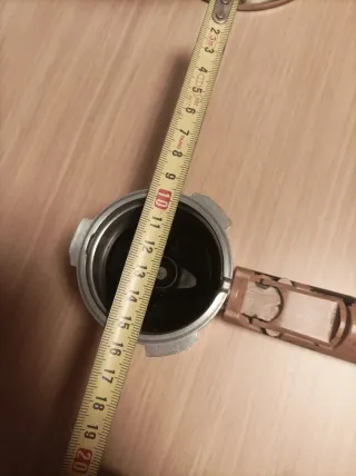 Portafiltro cafetera madera