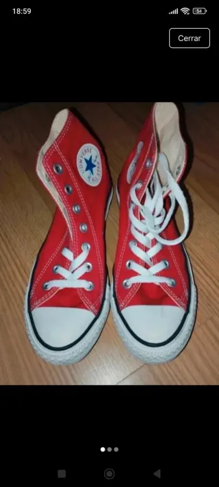 Converse All Star Rojas Talla 37
