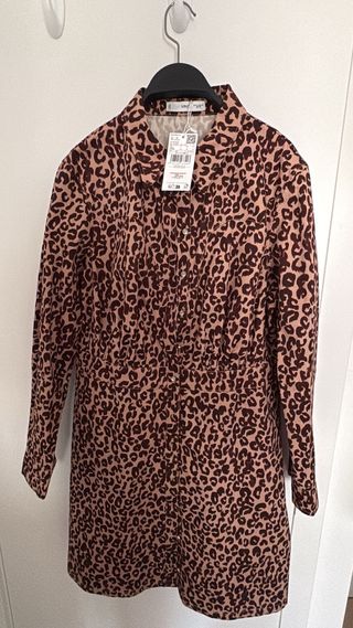 Vestido Mango Animal Print Talla XL
