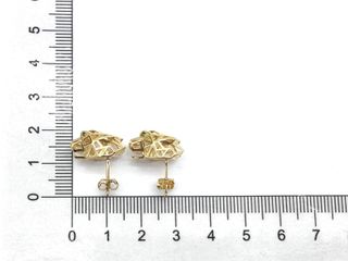 E1800682-9 Pendientes Oro 18k Pantera