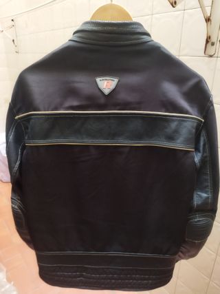 Casco moto, guantes y bolsa