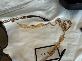 Gafas Versace Marrones y Doradas