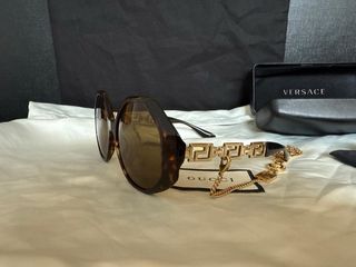 Gafas Versace Marrones y Doradas