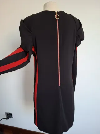 Tubino Pinko nero e rosso tg 40