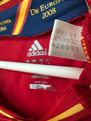 OFICIAL Camiseta España Busquets 16 Eurocopa 2012