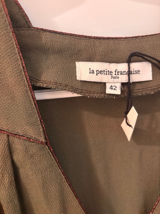 Vestido La petite Française verde oliva