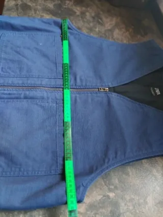 Chaleco Zara Workwear Utility Azul Nuevo