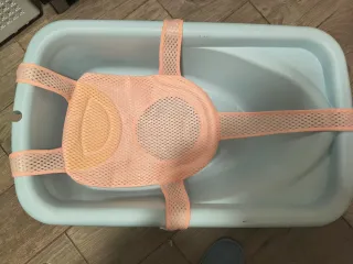 Bañera para bebé con hamaca
