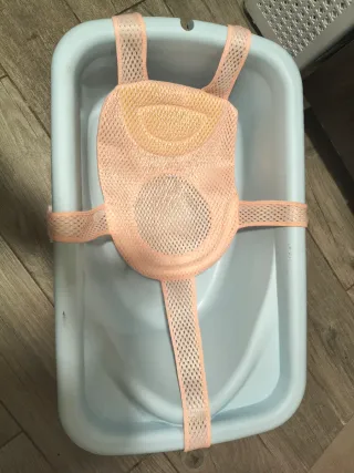 Bañera para bebé con hamaca
