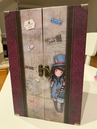 Joyero Santoro Gorjuss Maleta Azul/Morado