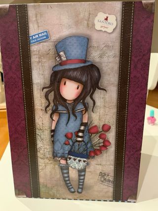 Joyero Santoro Gorjuss Maleta Azul/Morado