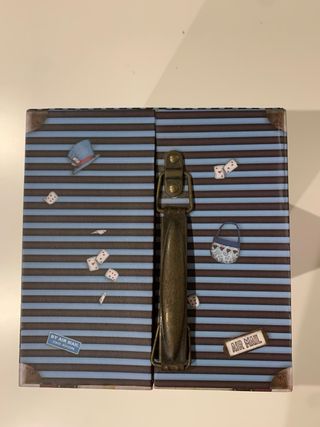 Joyero Santoro Gorjuss Maleta Azul/Morado