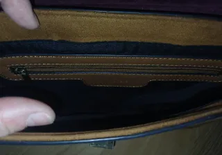 Bolso Parfois Marrón Flores Bordadas