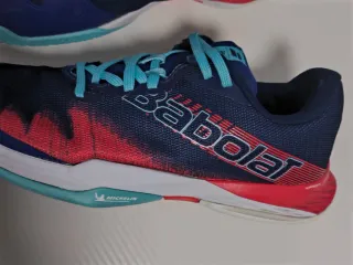 Zapatillas Babolat Tenis Azul/Rojo