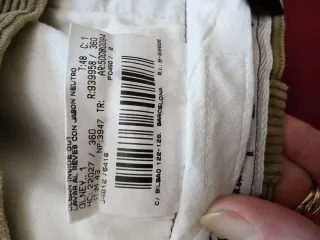 Pantalón de pana verde oliva