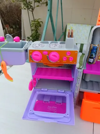 Cocina de juguete portátil marca juguettos