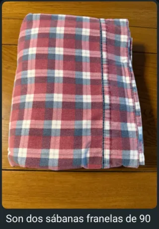 Sábanas de franela 90cm