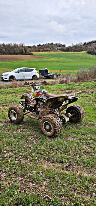 Tapas llantas Suzuki LTZ/Raptor Carbono