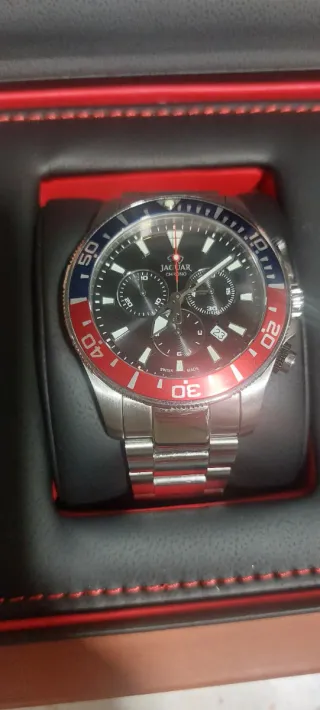 Reloj Jaguar Chrono Azul y Rojo