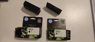 Cartuchos Tinta HP 953 XL Negro y Cyan