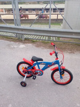 Bicicleta Spiderman 16 pollici