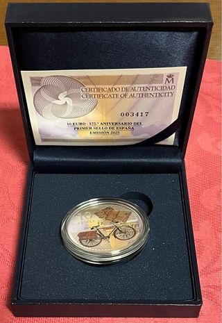 Moneda Plata Conmemorativa 10€ España