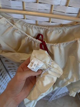 Conjunto Top y Shorts Beige