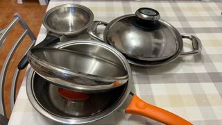 Plancha AMC Redonda 28 con tapa