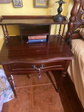 Escritorio secreter cabezal mesita estilo inglés