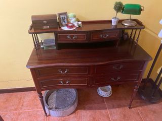 Escritorio secreter cabezal mesita estilo inglés