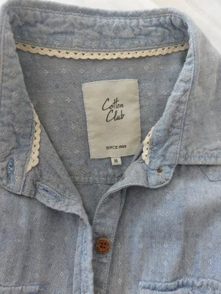 Blusa Vaquera Cotton Club Azul