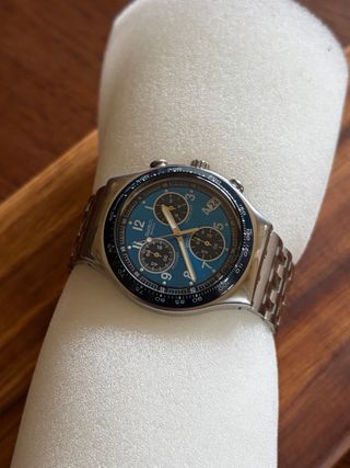 Reloj Swatch Irony Cronógrafo Azul