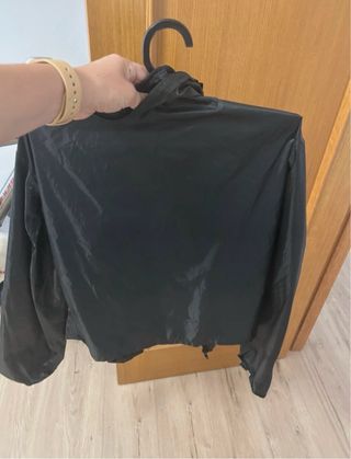 Chaqueta de moto negra