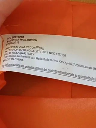 Set 4 shopper Halloween nuove con cartellino