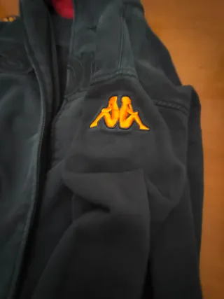 Felpa Kappa AS Roma 2009 Zip