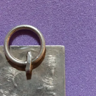 Crucifijo antiguo plata maciza sXVIII 20cm sellos