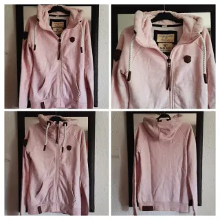 Sudadera Naketano Brazzo rosa jaspeado mujer M.