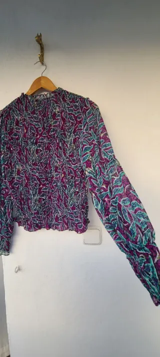 Blusa estampada mujer