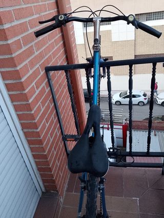 Bicicleta de montaña azul