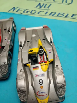 Lote precio por 2 Audi R8 Scalextric 1:32 Analógic