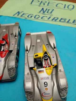 Lote precio por 2 Audi R8 Scalextric 1:32 Analógic