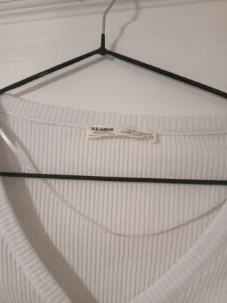 Camiseta Pull&Bear blanca manga corta