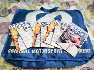 Mono competición Sparco negro y blanco