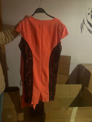 Traje de chaqueta naranja