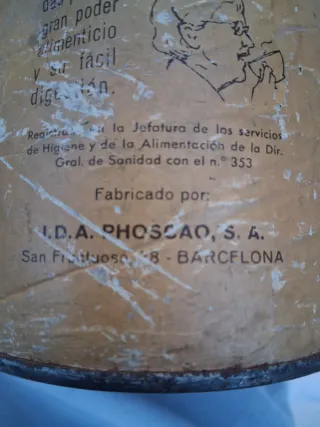 Bote Cacao Phoscao Antiguo