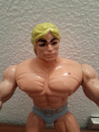 He-Man Laser Power Motu vestiti ridipinti