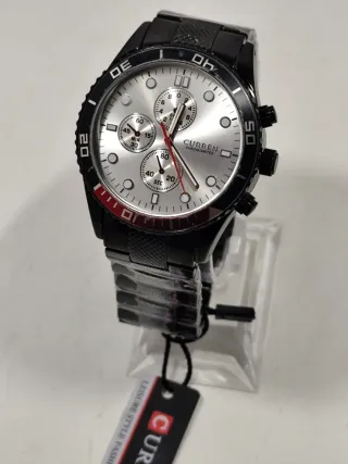 Orologio CURREN Cronometro Nero e Argento