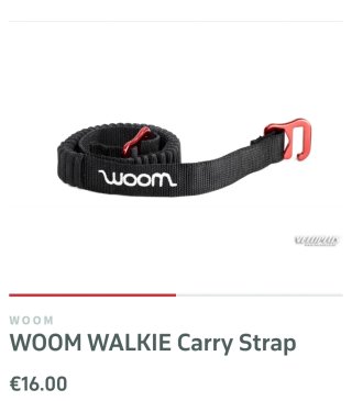 Correa para bici Woom