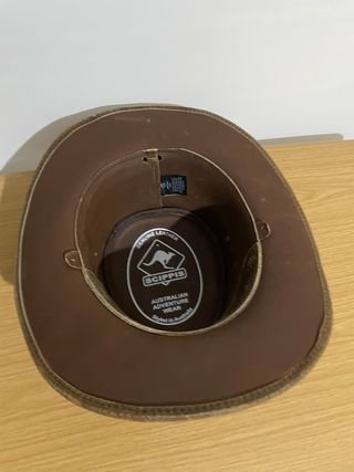 Sombrero Scippis Irving Piel Marrón Talla L